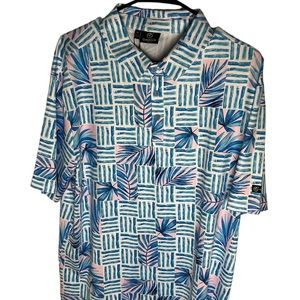 GreenSide Malibu Weave Golf Polo Shirt Men’s Size XL